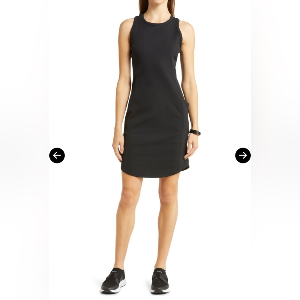 ZELLA Live In Rib Pocket Dress - Black Size Large